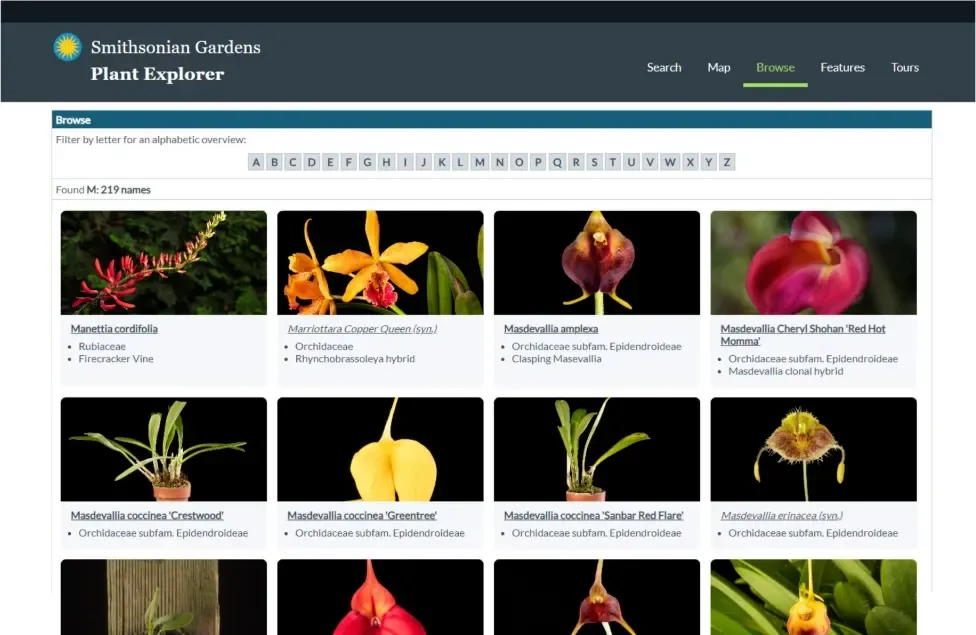 Smithsonian Garden Explorer