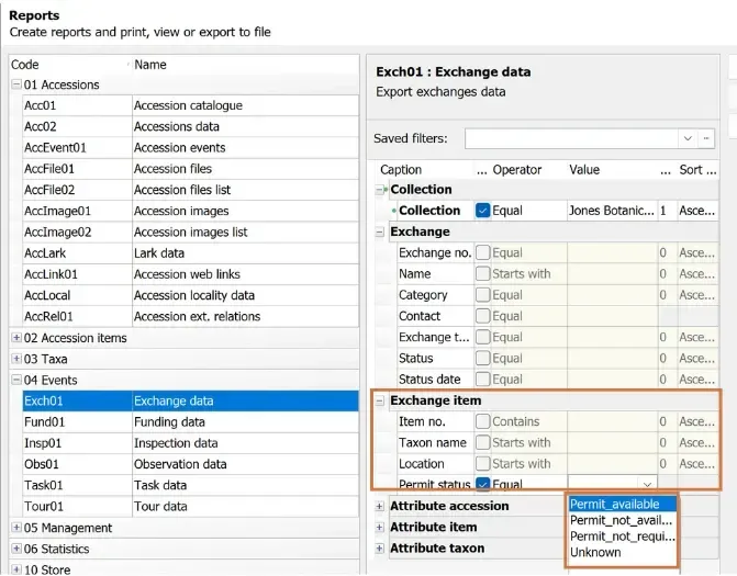 Reports Exchanges (2)