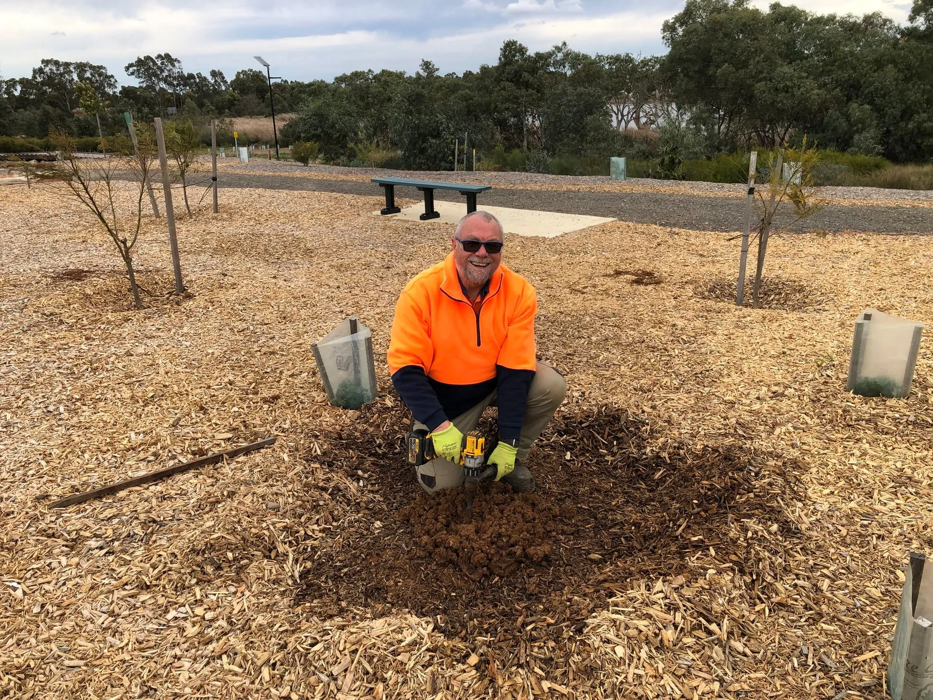 John Bentley of Friends of the Melton Botanic Garden